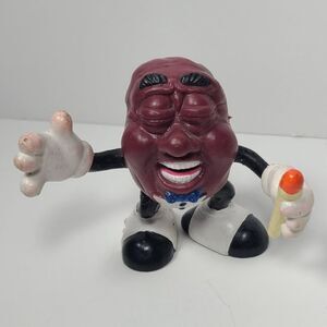 Vintage 1987 California Raisins PVC Bendee Figure Tiny Goodbite Original Calrab